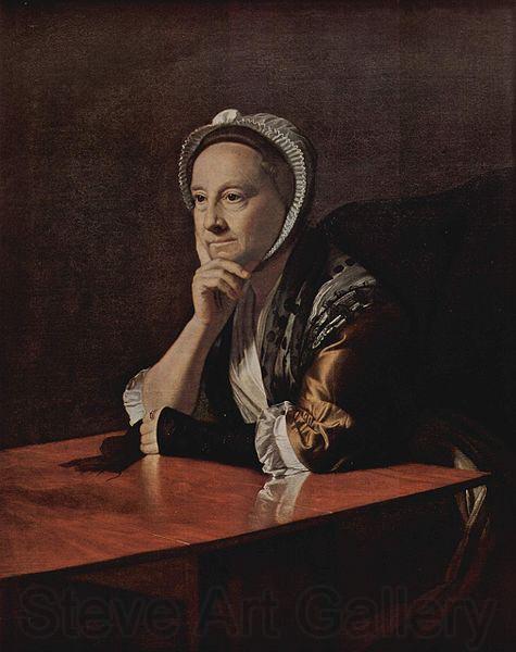 John Singleton Copley Mrs. Humphrey Devereux, oil on canvas painting by John Singleton Copley, Norge oil painting art